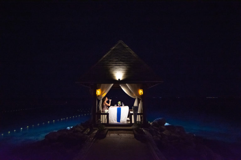 VIP private dinner by the ocean
