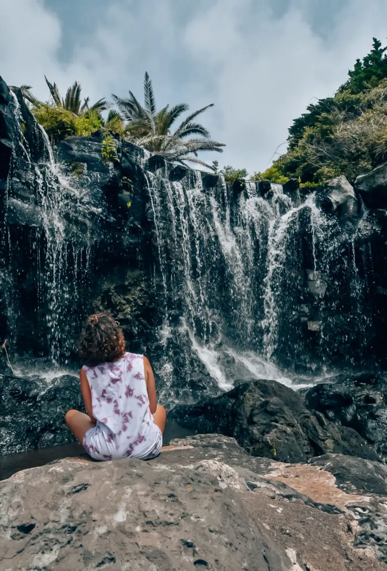 waterfall jeju island